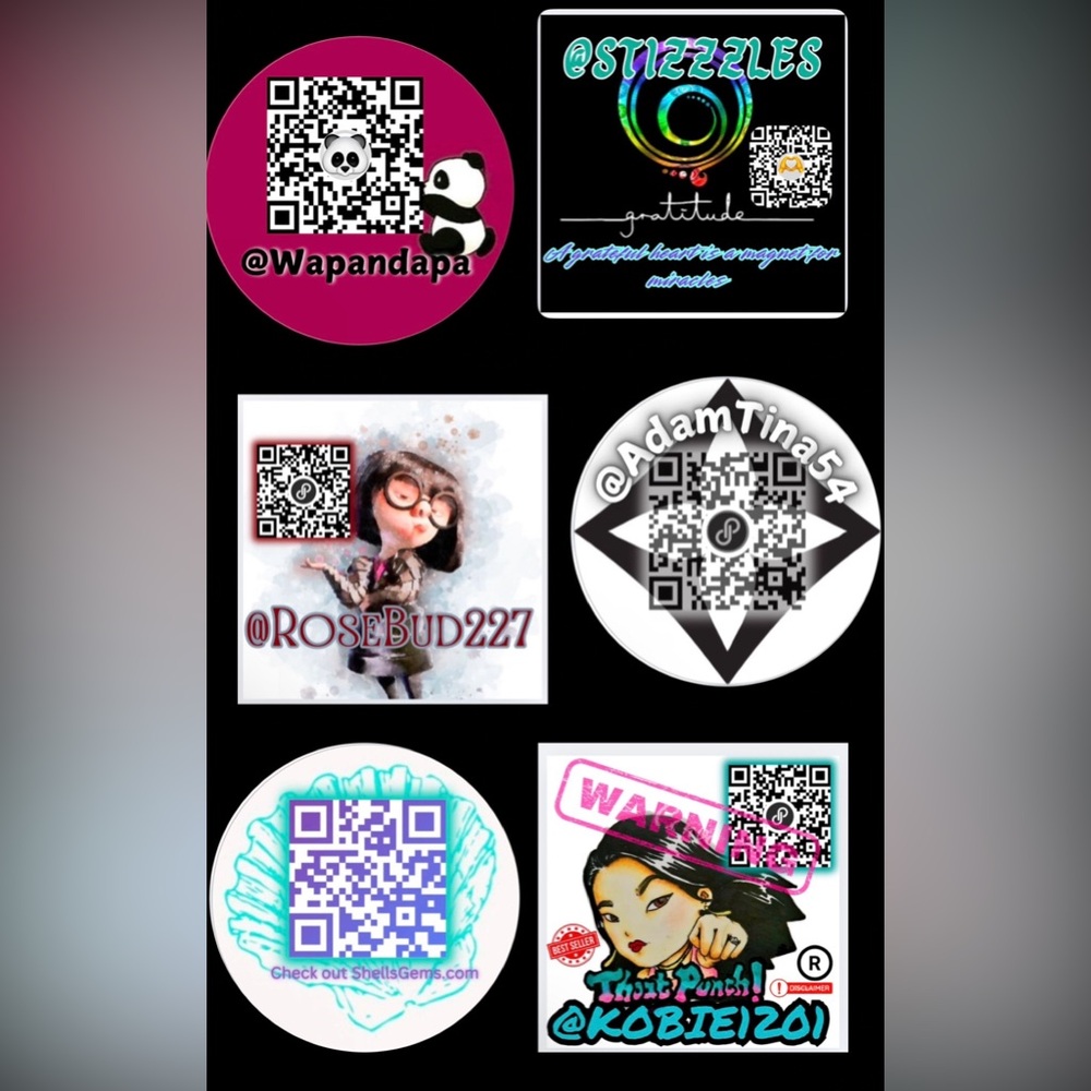100 CUSTOM QR CODE STICKERS - Picture 10 of 16